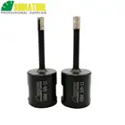 SHDIATOOL 2 шт. 68101214 мм 58-11 приварены резьбы алмазного сверла биты пустотелого сверла (влажное) сверла кольцевая пила для гранит, мрамор, камень