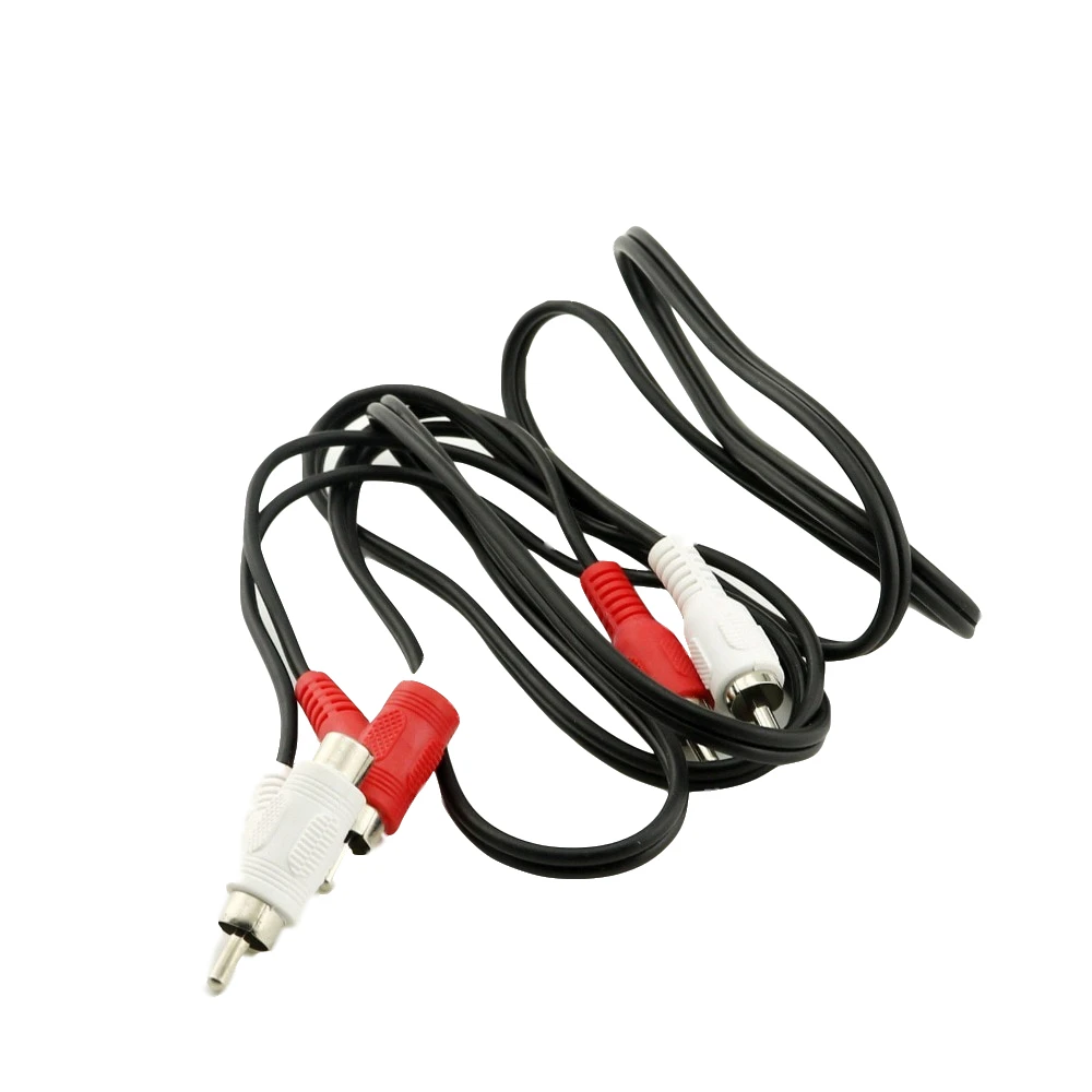 1 Стерео аудиокабель RCA с отверстием для задней панели 2 штекер телефонный на и