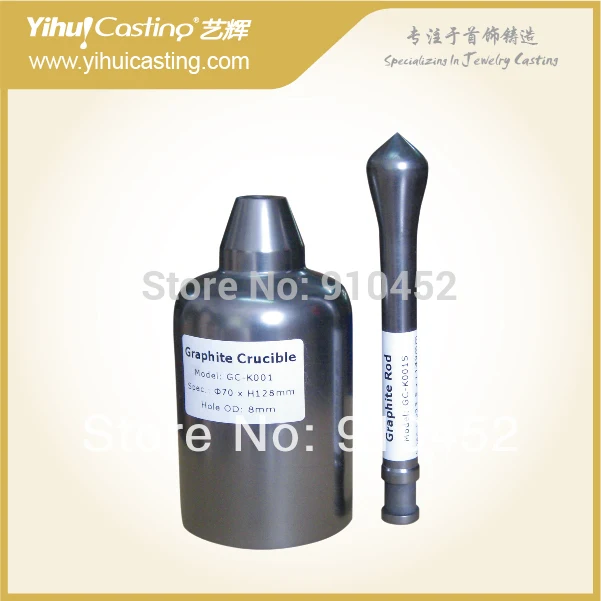 K2 графитовый тигель и пробка Литейный для Yasui графитовые продукты K2E/KT17
