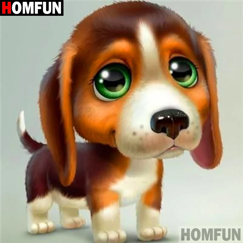 Алмазная 5D картина HOMFUN сделай сам полноразмерная/круглая вышивка крестиком в