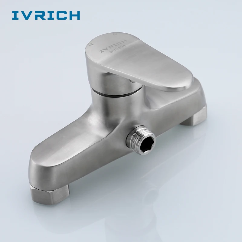 IVRICH полностью из нержавеющей стали смеситель для душа SUS304 матовая отделка