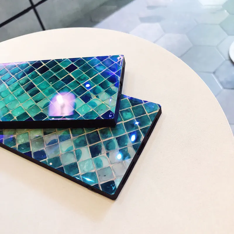 Роскошная квадратная силиконовая форма Coque для i Phone 6 7 X Plus чехол для Apple чехол для iPhone 6 6s 8 силиконовый Coque Shell ipone 6 s Capinha