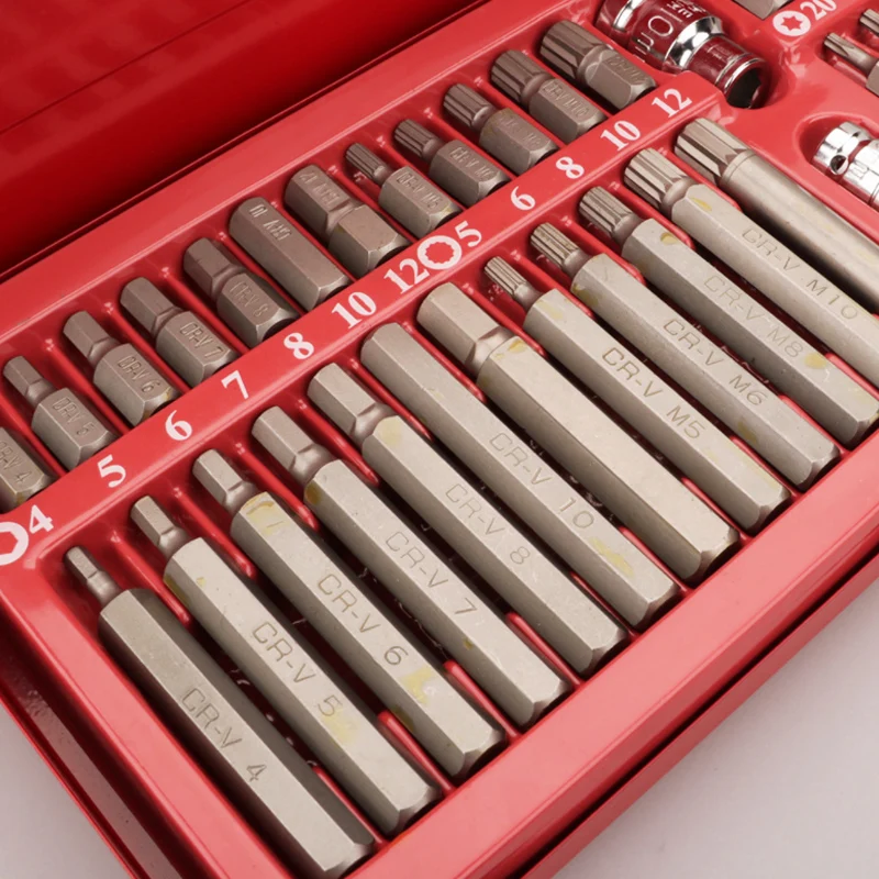 Kingmae 40-piece star set hex wrench auto repair tool сплайн сливового типа отвертка бит комбинированный
