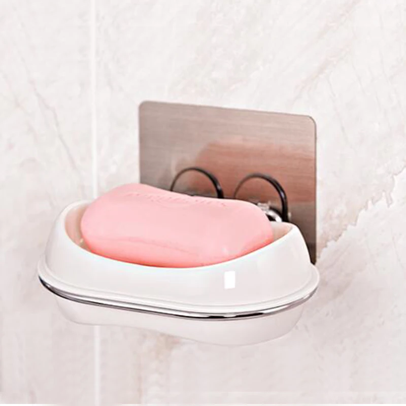 ShuangQing Home Reside Creative suction cup bathroom without traces can drain soap holder box wall hanging SQ-5046 | Дом и сад