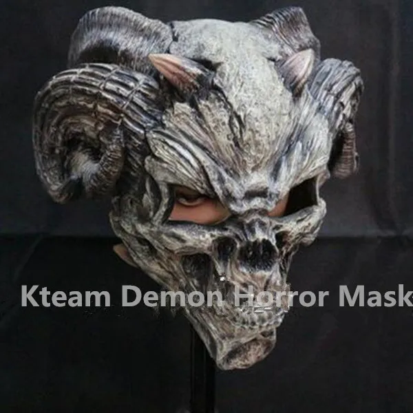 2017 Горячая продажа Реалистичная полная голова бык маска демон ужас празднование