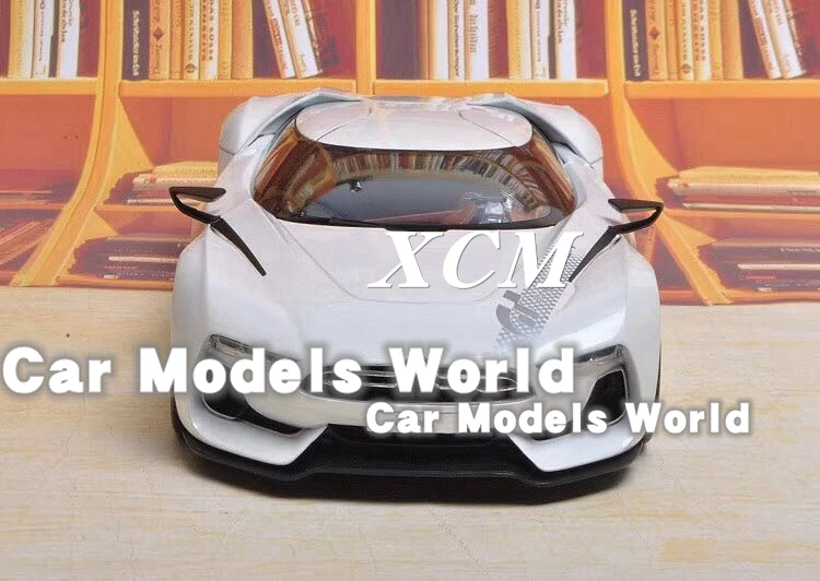 Литая под давлением модель автомобиля для Norev GT концепция 1:18 (белый) + маленький