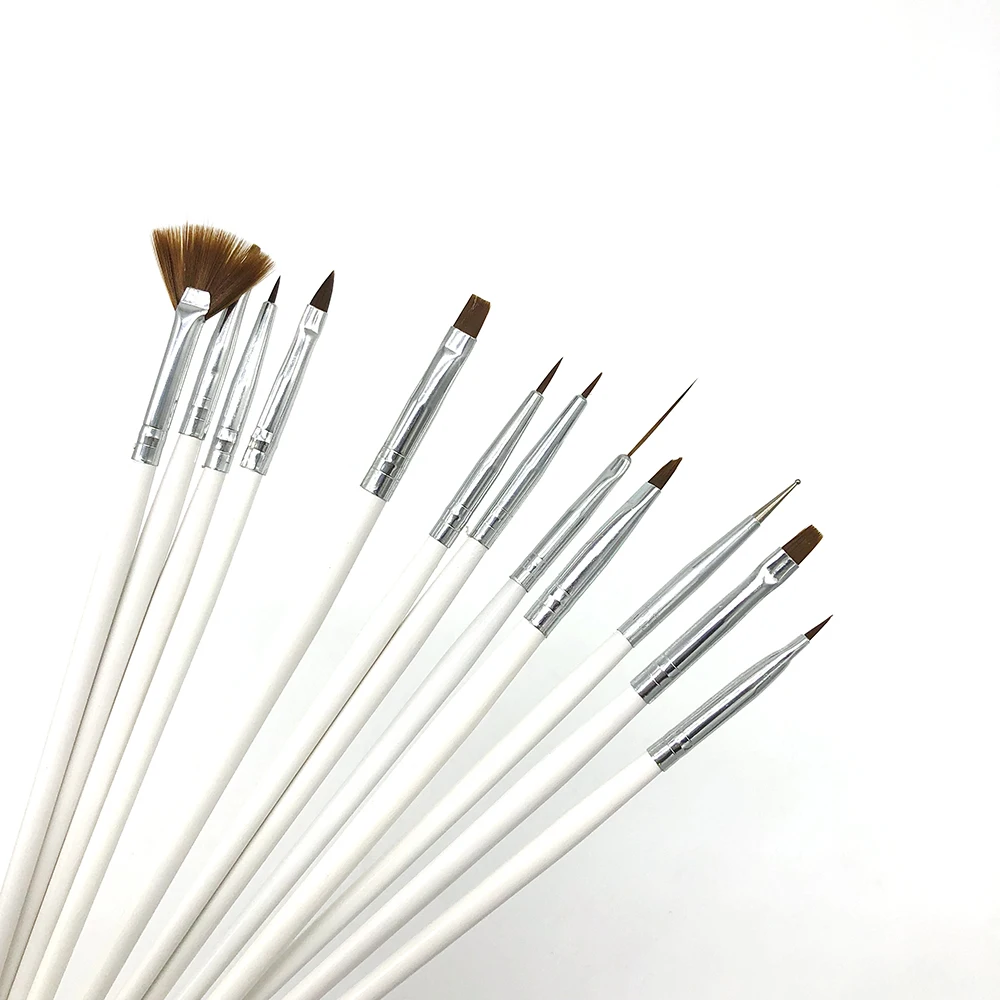 Fashion Nail Brush Pencil Painting Pen Doting Drawing For Beauty Manicure Design Art brush Tool Gel Embellish | Красота и здоровье