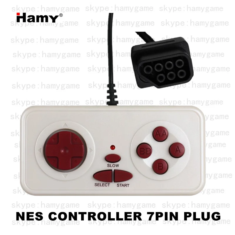 Контроллер NES 7PIN разъем/1 8 м высокое качество белый + красный цвет|controller|controller