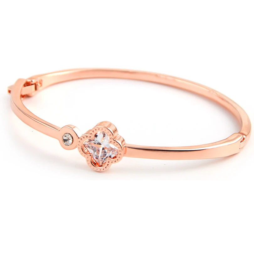 ААА цирконий браслет four leaf clover браслеты для женщин ювелирные изделия | Украшения