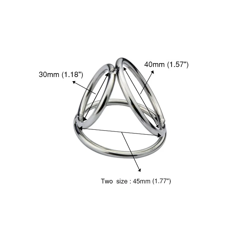 Металлическое кольцо на пенис для мужчин с задержкой фиксации пениса шариковый