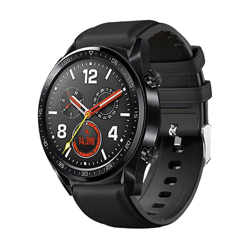 black 1 Huawei Watch GT 2 ремешок для samsung galaxy watch 46 мм S3 Frontier ремешок 22 мм Amazfit GTR 47 мм/stratos/pace кожаный браслет - Цвет ремешка: black 1