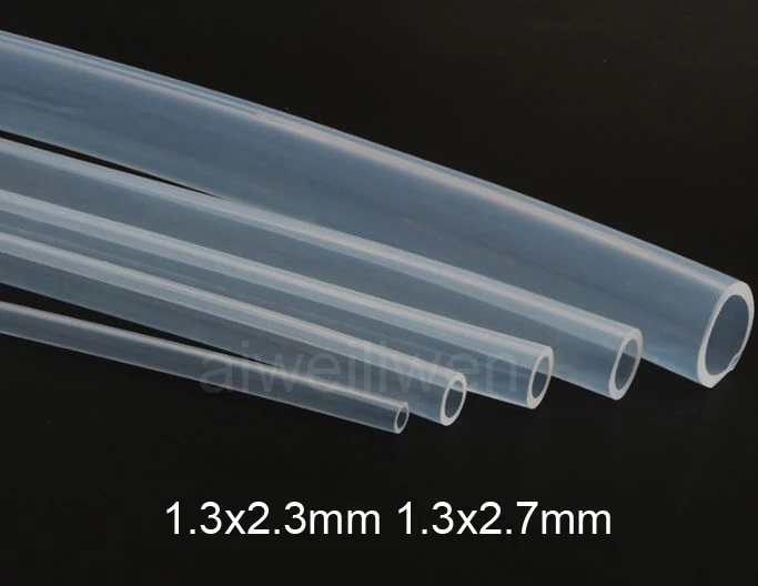 1.3mm ID 1.3x2.3mm 1.3x2.7mm FDA medical Food grade transparent silicone Rubber tube silica tubing Capillary silicon hose | Обустройство