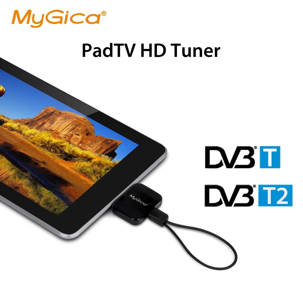 DVB-T2 android TV tuner Geniatech MyGica PT360 DVB T2 Pad TV HD Terrestrial Digital receiver mini USB dvb-t android phone