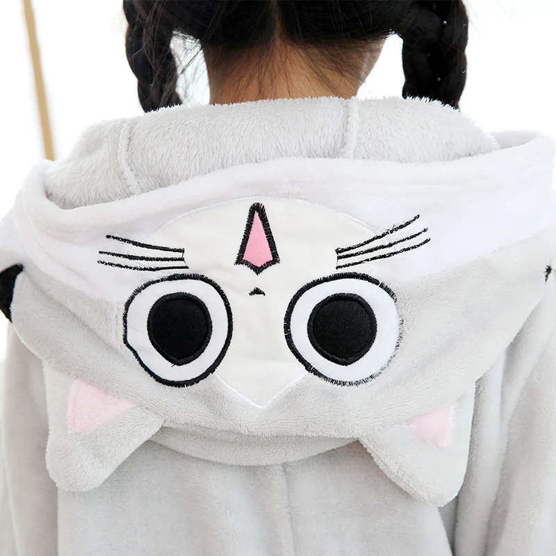 Kids Girls Flannel Pajamas Onesie Baby Hoodie Blanket Sleepwear Winter Children Clothes |