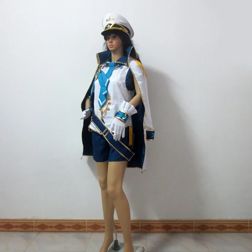 Костюм Elsword Eve темно-синего цвета для вечеринки на Хэллоуин костюм