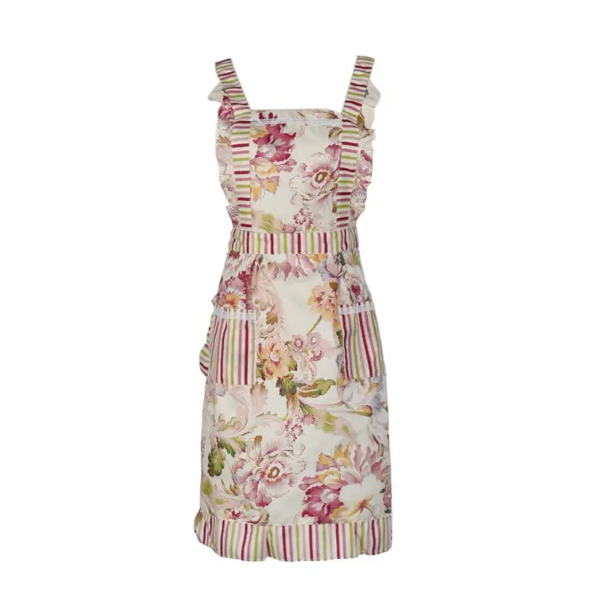 Прочный Лидер продаж Прямая поставка Женский Фартук из хлопка для готовки фартук