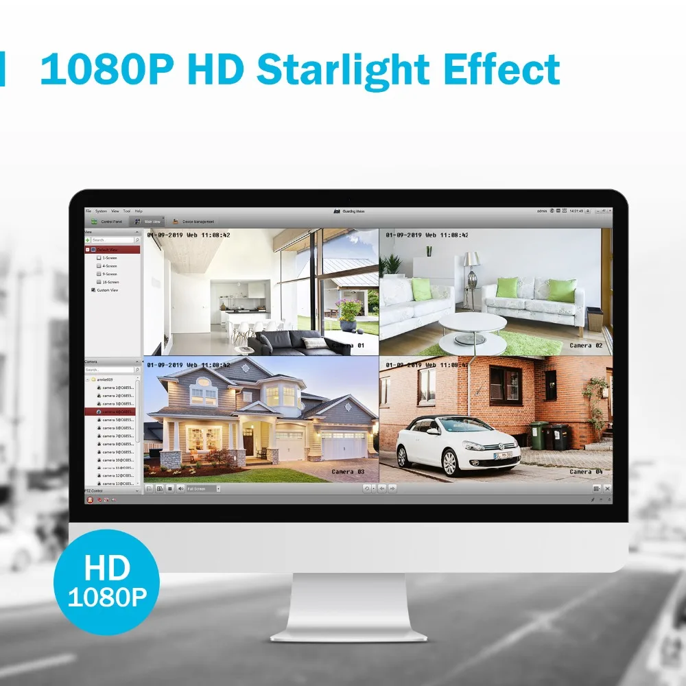 ANNKE FHD 3MP HDMI 8CH система видеонаблюдения DVR комплект 4 шт 1080P сверхпрочная IP66 Всепогодная камера безопасности домашний комплект видеонаблюдения