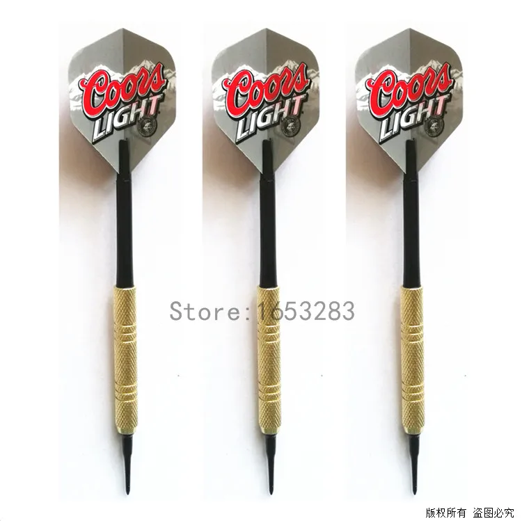 3 шт. дартс набор мягкий наконечник черный вал Дартс для электронной дартборд