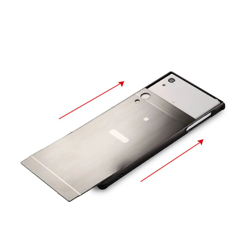 Противоударный чехол для Sony Xperia XA1 Plus Csae алюминиевый корпус с жесткой матовой