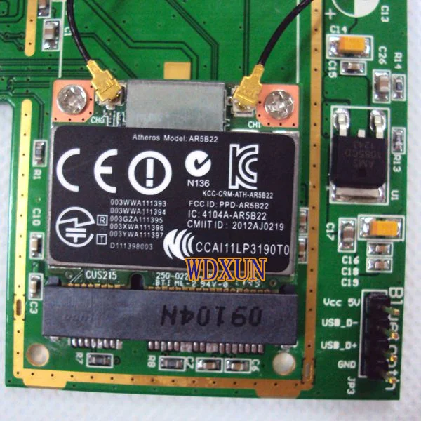 Настольный адаптер с 2 антеннами Atheros AR5B22 беспроводной N + Bluetooth BT 4 0