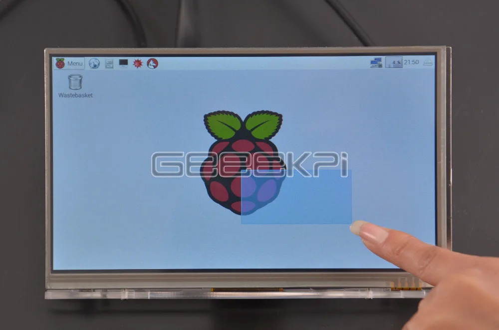 GeeekPi 7 дюймовый 1024*600 TFT ЖК модуль монитор резистивный сенсорный экран + плата