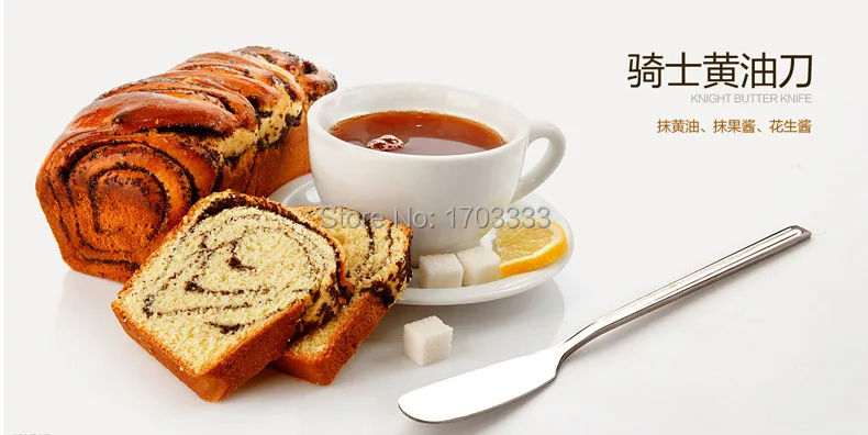 

200pcs Stainless Utensil Cutlery Butter Knife Cheese Dessert Jam Spreader Breakfast Tool Free Shipping
