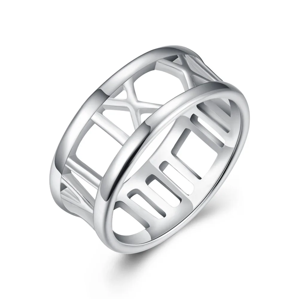 Оптом тонкая с серебряным покрытием кольцо ювелирные изделия Модные серебряные
