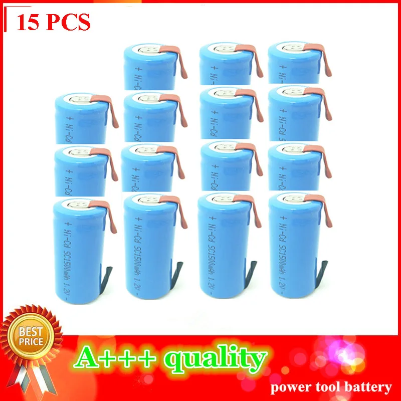 Аккумуляторная батарея 1500 мАч 1 2 в SC аккумуляторная стандартной яркости