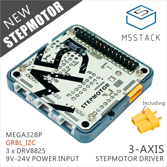 Новое поступление M5Stack! Модуль шагового двигателя для Arduino ESP32 GRBL 12C шаговый