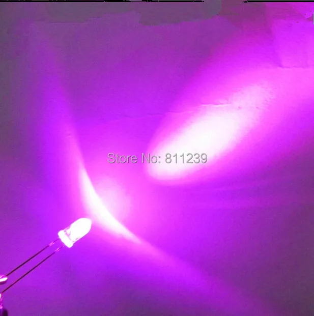 1000 шт. 3 мм розовые светодиодные прозрачные круглые суперфонарики|super bright led diode|led