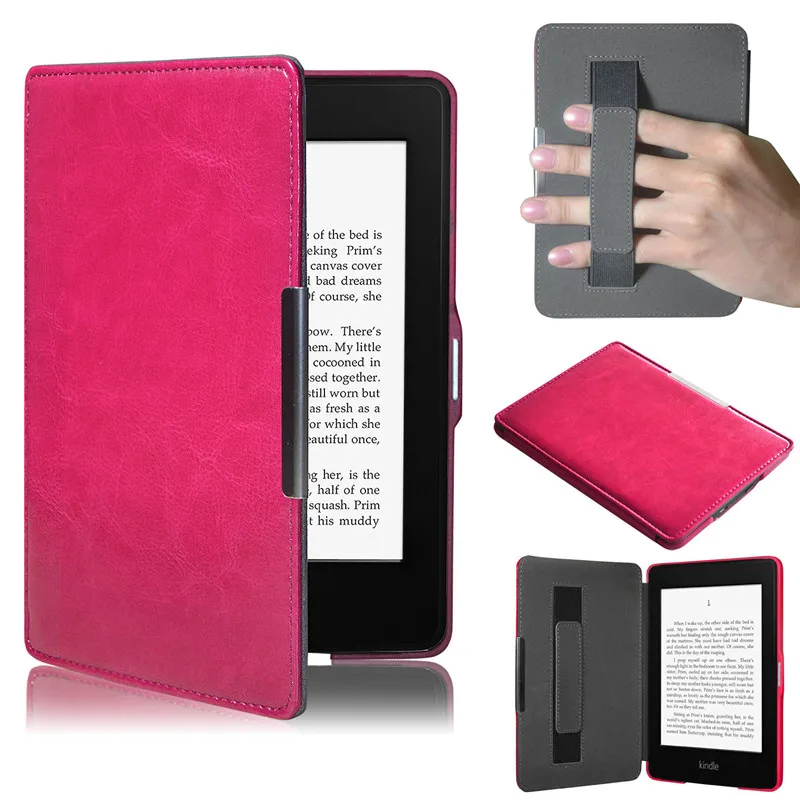 Красивый Gitf 2017 Новый премиу ультра тонкий кожаный смарт чехол для нового Amazon Kindle