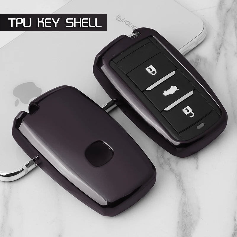 Чехол для автомобильных ключей мягкий ТПУ чехол брелка с дистанционным