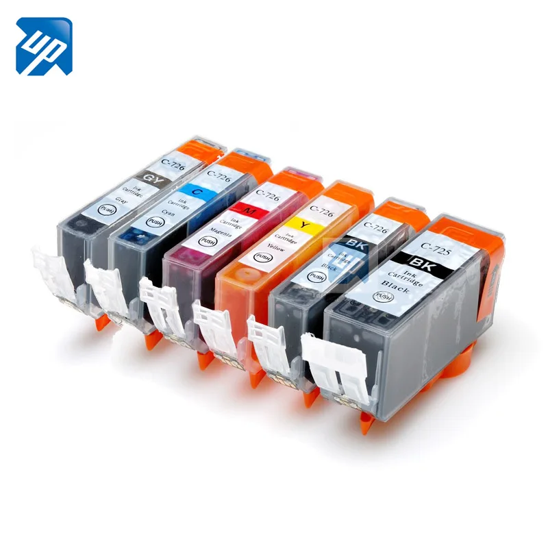 18pk совместимые картриджи для CANON PGI725 CLI 726 BK 726C м 726Y серый PIXMA MG8170 6170 принтер PGI