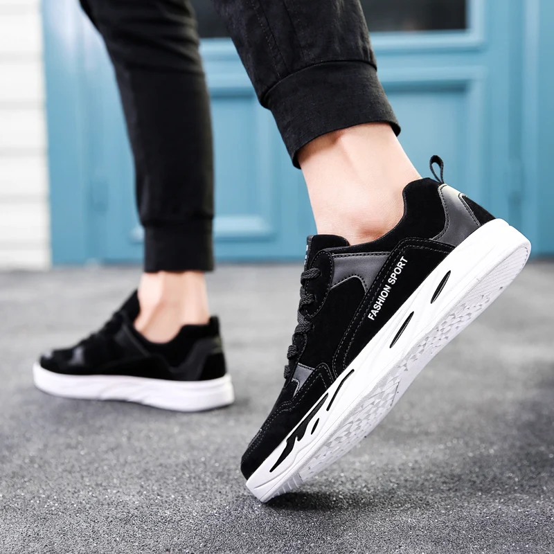 Autumn/winter Round Toe Men's Casual Shoes Students Skateboarding Warm Flat Running Low Top | Спорт и развлечения