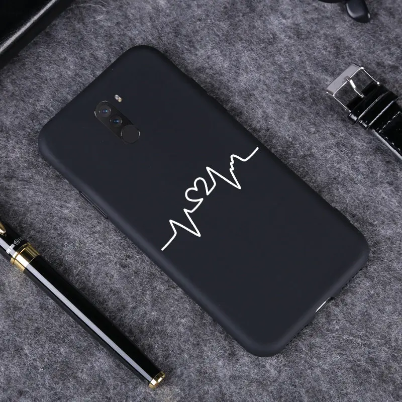 Матовый чехол из ТПУ с узором для Xiaomi Pocophone F1 Mi A2 A1 Mi8 милый силиконовый Redmi 5 Plus Note 4