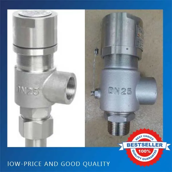 

A21W-16P DN15 SS304 Thread Safety Valve Industry Valve For Air, Ammonia, Oil