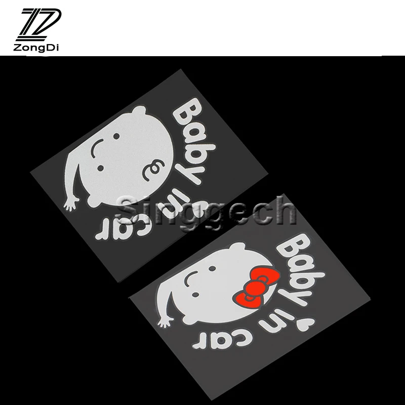 Автомобильные наклейки ZD Baby для BMW e46 e39 e36 Audi a4 b6 a3 a6 c5 Renault duster Lada granta Hyundai