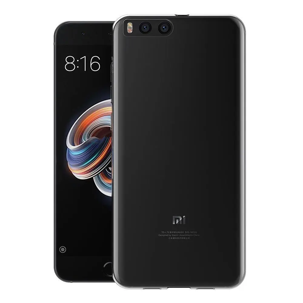 TPU Case for Xiaomi Mi Note 3 Ultra-Thin Soft Transparent Back Crystal Clear Slim Protective Silicone Full Cover |