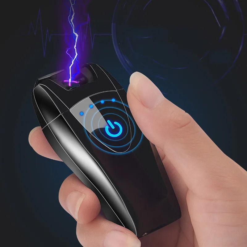 2019 новая USB экологическая зарядка Зажигалка дисплей питания двойная зажигалка с