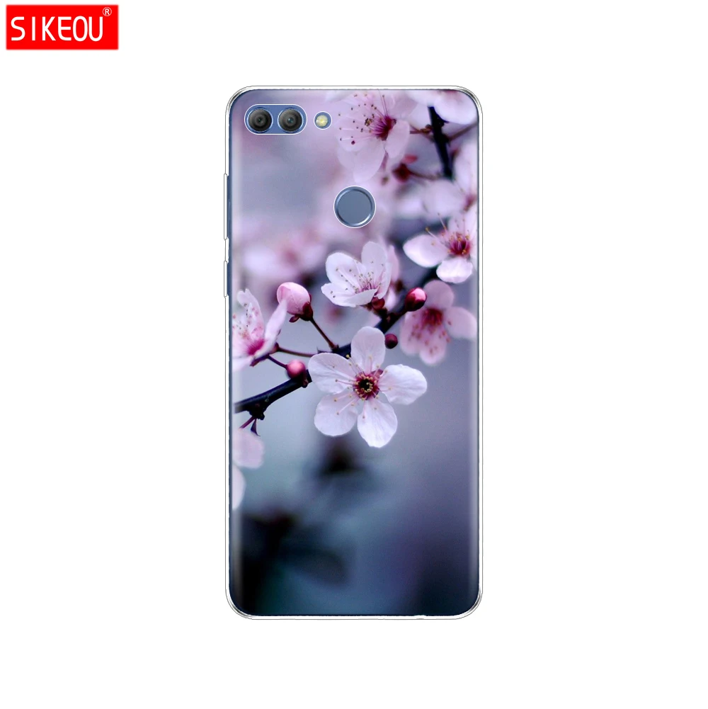 12092 Чехол для телефона huawei P smart Enjoy 7 S, Мягкий ТПУ силиконовый чехол на заднюю панель 360, полностью защитный прозрачный чехол с принтом - Цвет: 12092