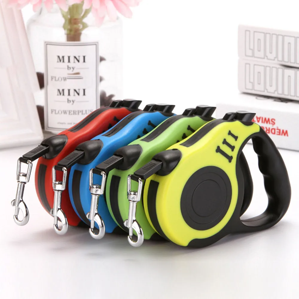 

Durable 3M/5M Retractable Dog Leash Automatic Flexible Dog Puppy Cat Traction Rope Belt Dog Leash for Small Medium Dogs Pet