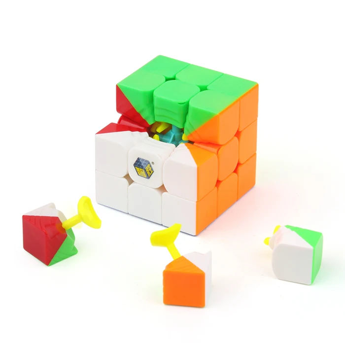STICKERLESS ZHISHENG YUXIN Little Magic Cube 3x3x3 профессиональный кубар-Рубик на скорость Обучающие игрушки, подарки - Цвет: STICKERLESS