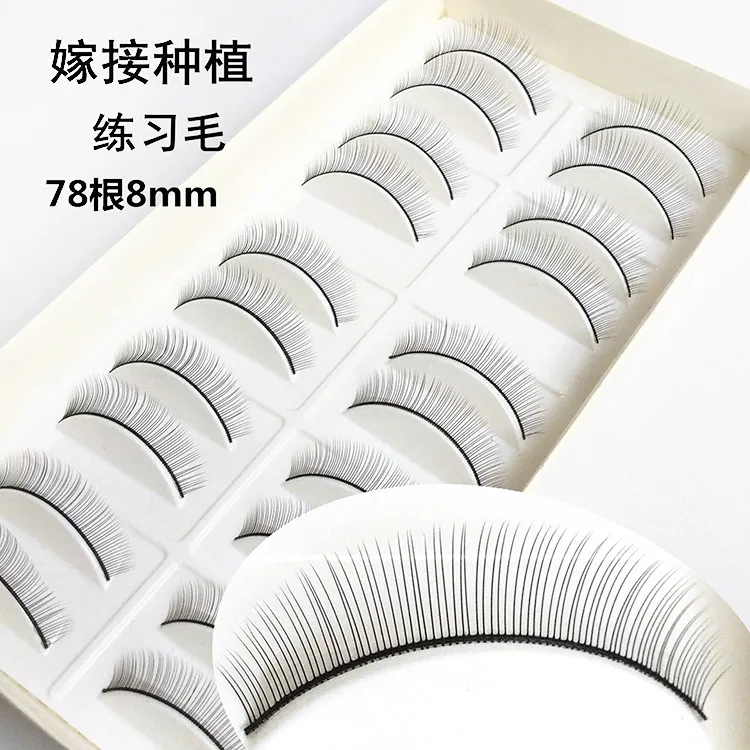 

10 pairs of 3D natural black thick long sparse cross false eyelashes extended eyelash makeup tools