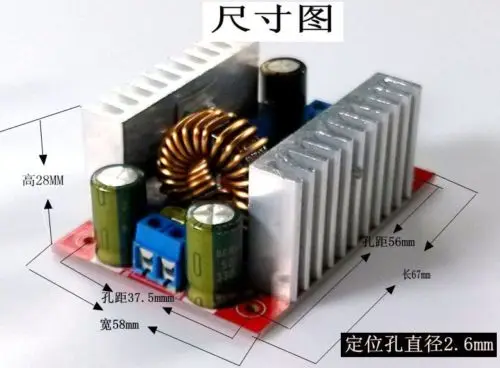 400W 15A DC Step-up Boost Converter Constant Current Power Supply LED Driver | Обустройство дома