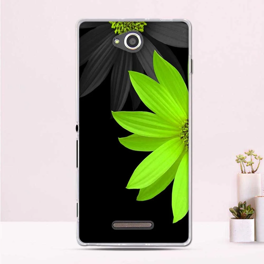Чехол для телефона sony Xperia C S39H C2305 чехол 5," бампер для sony Xperia C2305 C 2305 чехол Силиконовые мягкие чехлы из ТПУ на заднюю панель - Цвет: 45