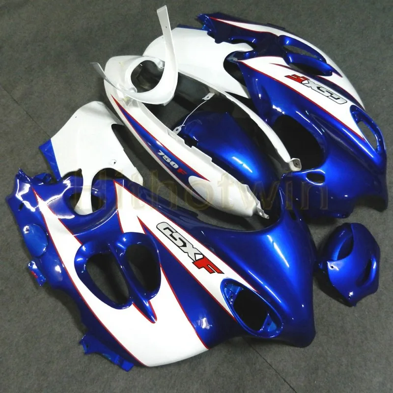 Juego de carrocería de plástico ABS para motocicleta GSX600F, kit completo de carenado azul y blanco para moto GSX600F 2003 2004 2005 GSX750F 2006 04 05 06