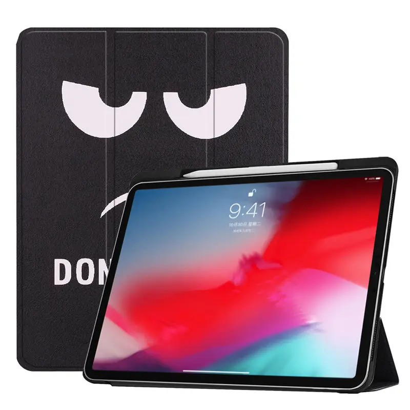 Чехол для iPad Pro 1"(), умный чехол с карандашом, чехол для нового iPad Pro 11 дюймов, Ультратонкий чехол-подставка+ пленка+ ручка - Цвет: P003