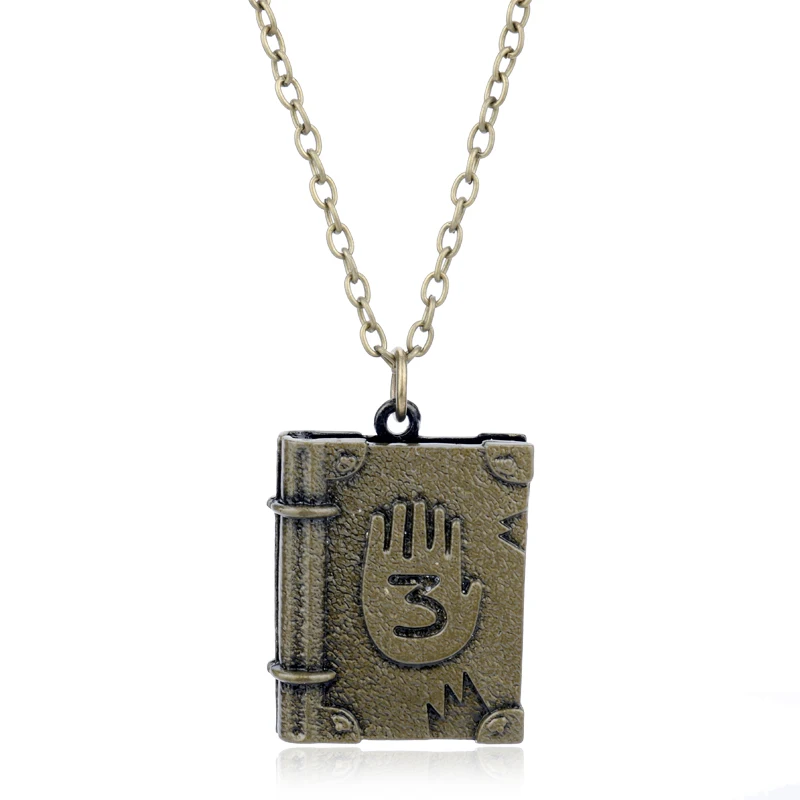 E 3 Gravity Falls Necklace Cartoon Jewelry Figure Toy Mabel Pines Stanley Pines Necklaces&Pendants Beads Chain Choker Women Men Gift - Metal Color: E 3