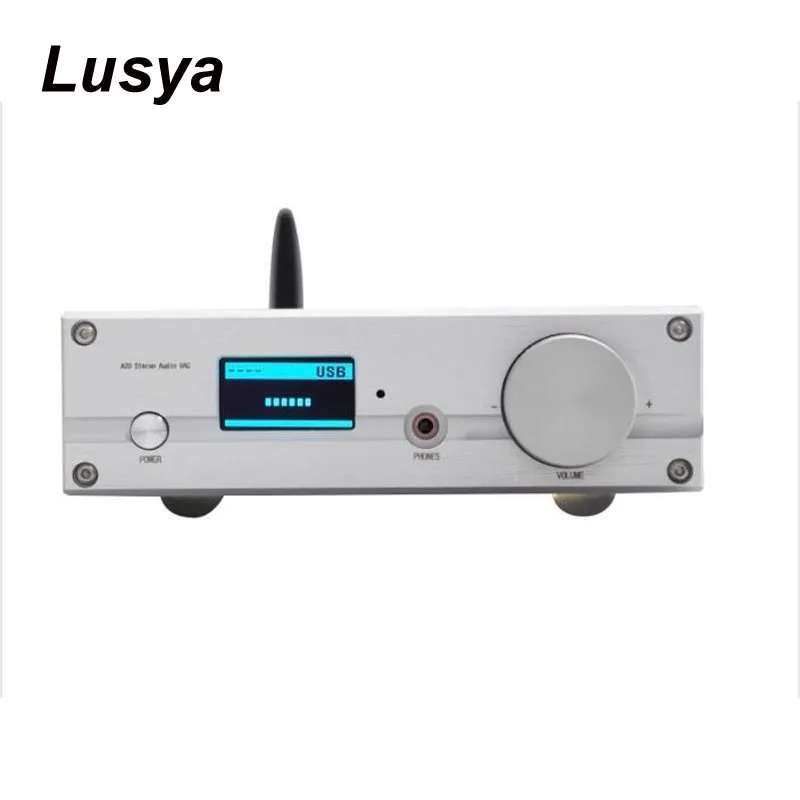 Bluetooth 5,0 ES9038Q2M ЦАП CSR8675 APTX HD XMOS XU208 USB аудио декодер Стерео усилитель DSD512 с разъемом для наушников T0273