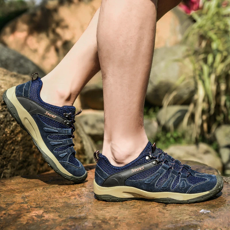

Outdoor Sports Hiking Shoes For Men Climbing Hunting Trekking Camping Shoes Summer Breathable Shoes